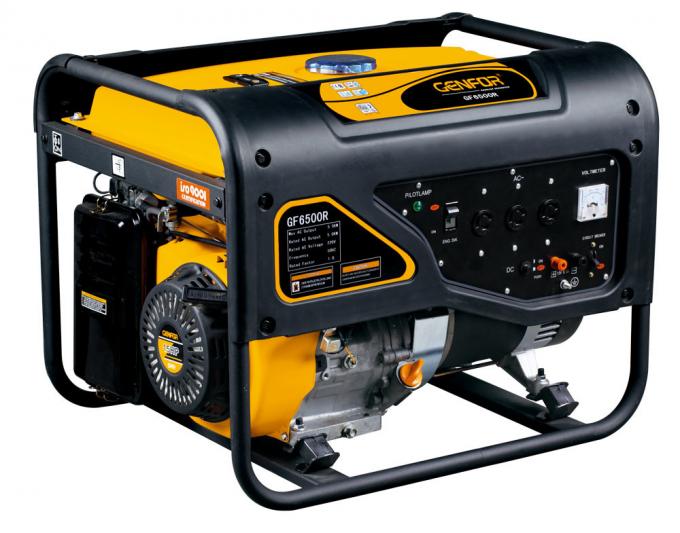 Electric Start Backup Battery Portable Gasoline Generator 5.5KW Rated Power