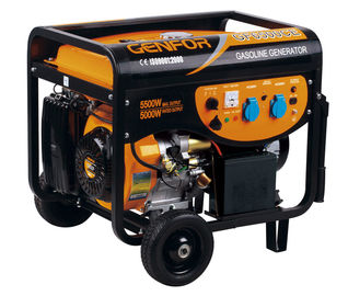 Electric Start Backup Battery Portable Gasoline Generator 5.5KW Rated Power