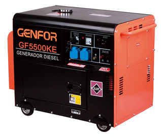 15L Fuel Tank Diesel Power Generator , Small Silent Generator ATS Preheating System